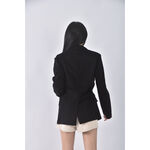 (2XL) lativ質感黑色外套二手衣, , large