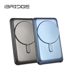 iBRIDGE 10000mAh Magnetic Ultra-thin Power Bank with Cable - Graphite Gray, , large