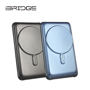 iBRIDGE 10000mAh Magnetic Ultra-thin Power Bank with Cable - Graphite Gray