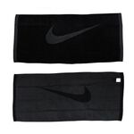 [秉宸] NIKE 純棉毛巾 運動毛巾 浴巾 長條毛巾 純棉 大毛巾 游泳浴巾 游泳毛巾 N1012435046MD 黑 【樂買網, , large