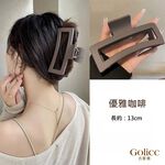 【Gulicc】古莉可 髮夾方型鏤空大鯊魚髮夾, , large