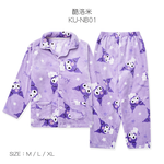 三麗鷗 酷洛米珊瑚絨睡衣【旺達棉品】 KU-NB01, , large