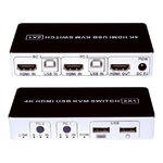 昌運監視器 HD-KVM201 二進一出4K HDMI KVM USB 切換器, , large