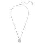 SWAROVSKI 施華洛世奇 Swan 天鵝優雅律動 白色水晶項鍊(5732412), , large