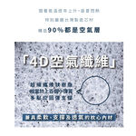 4D空氣纖維雲朵枕 - 一顆可水洗的枕頭(附贈灰色收納袋), , large