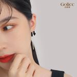 【Gulicc】古莉可 耳環 蝴蝶流蘇耳飾 耳環, , large