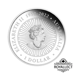 [皇家典藏] Perthmint 2024澳洲伯斯-蛋白石-生肖-龍年-1盎司銀幣, , large