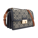 TORY BURCH T Monogram 滿版緹花肩背/斜背二用包(藍色), , large