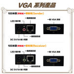 昌運監視器 HD-VGA100A 100米VGA+聲音網路延長器, , large