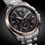 CITIZEN 星辰 電波時計30週年限定 鈦 光動能萬年曆電波手錶 AT8254-61E, , large