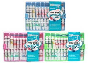 25+1 Color Opaque Watercolors &ndash; Blue Case