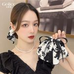 【Gulicc】古莉可 髮圈 法式復古水墨色裙襬髮圈, , large