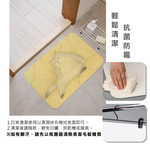 【怪獸】瑪思特 軟式珪藻土吸水地墊 睡癱貓系列 (60x40cm) -斷線貓, , large