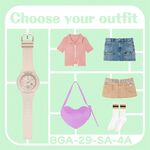 CASIO 卡西歐 BABY-G 金屬色雙顯女錶-奶茶色 BGA-290SA-4A, , large