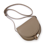 SEE BY CHLOE MARA BAG 牛皮小款斜背馬鞍包/灰色, , large