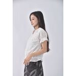 (S) pscompany質感棉質純棉白色短袖上衣二手衣, , large