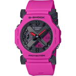 CASIO 卡西歐 G-SHOCK 極簡纖薄小巧雙顯手錶-亮粉 GA-2300-4A, , large