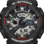 CASIO 卡西歐 G-SHOCK 經典配色雙顯手錶 GA-110RL-1A, , large