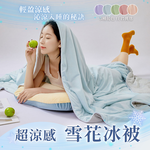 【眠棉屋】雪花冰被Q-MAX0.41雙面涼感冰被, , large