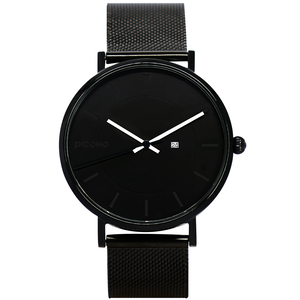 【PICONO】RGB collection quickly release stainless steel strap watch-Black / RGB-6405