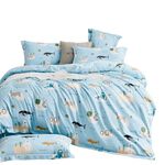 奧地利天絲加大床包三件組/海陸同樂, , large