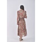 (S) moirai碎花氣質粉色洋裝二手衣, , large