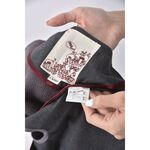 (S) gozo棉質拼接黑色外套二手衣, , large