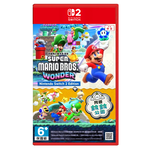 【 任天堂 】Switch2 NS2《 超級瑪利歐兄弟 驚奇 + 同遊鈴鈴公園 》實體卡帶 中文版 遊戲片, , large