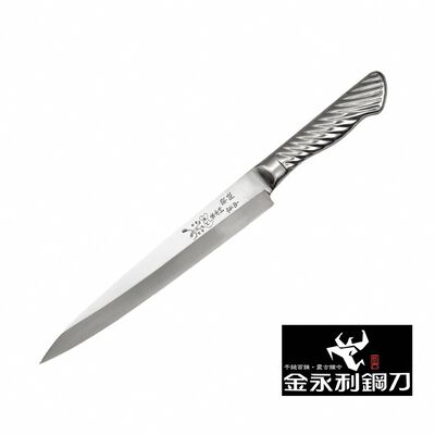 【金永利鋼刀】鋼柄系列 小生魚片刀D1-7