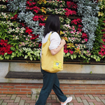 【seisei】雙色雙正面肩背手提托特包_再生寶特瓶環保防水布/黃配綠, , large