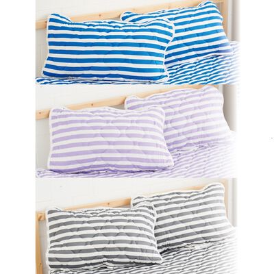 簡約針織涼感枕頭保潔墊1入-款式顏色隨機出貨