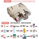 SPRING-尼龍肩背包大方包商務通勤手提包大容量電腦包輕旅行斜背包-多色, , large