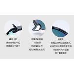 TriEye Cycling Glasses with Mirror Std. TE-S00201M Black(M), , large