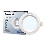 Panasonic international brand 4-pack 10W rectangular lamp 9.5cm rectangular hole LED recessed light full voltage one-year warranty (white light), 白光, large