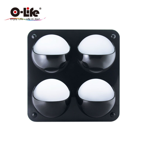 【O-Life】Magnetic wall-mounted storage D style black