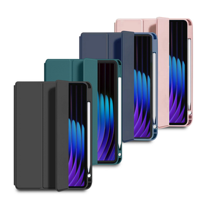 [RD91 Tri-Fold Ice Crystal Back Panel] Redmi Pad 2 11-inch Tablet Protective Case (Built-in Pencil Slot)