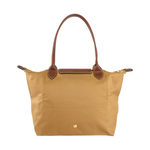 LONGCHAMP M號長把LE PLIAGE摺疊水餃包(鹿褐色), , large