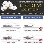 【生活好室】好適羽毛枕 水鳥羽毛枕 枕頭 台灣製造枕頭 天然水鳥羽毛 支撐頭頸 360度包覆 吸濕散熱 床寢 現貨 免運, , large