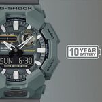 CASIO 卡西歐 G-SHOCK 天然染料 10年電力雙顯手錶 學生錶 GA-010CE-2A, , large