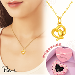 【Prisme Gold】母親節限定 幸福守護黃金項鍊 (金重0.10錢&plusmn;0.03) 贈愛心禮盒, , large
