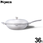 Miyaco 米雅可 Ringo316不銹鋼七層複合金炒鍋IH 36cm-Leidea樂德兒, , large