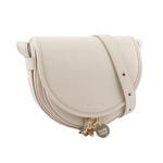 SEE BY CHLOE MARA BAG 牛皮小款斜背馬鞍包/米色, , large