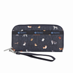 Lesportsac Tech Wallet Wristlet 腕帶錢包 手拿包 鈔票夾 卡夾 送禮 禮物 推薦 女包(像素小狗), , large