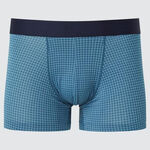 【日本 UNIQLQ】 AIRism涼感排汗低腰格紋平口男內褲 2入組(日本直購 ), , large