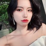 【Gulicc】古莉可 耳環 水晶流蘇耳墜, , large