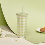 Knit To Be Collection-Stainless Steel Straw Cup 710ML, , large