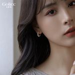 【Gulicc】古莉可 耳環 韓國輕奢纏繞珍珠耳環, , large