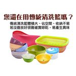 GS MALL 台灣製造 伸縮瀝水籃 伸縮籃 蔬果籃 瀝水籃 料理籃 廚房收納 廚房瀝水架 蔬果瀝水籃 料理用具, , large