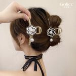 【Gulicc】古莉可 髮夾 山茶花小香風髮夾 抓夾, , large