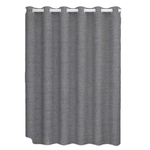 Thickened Roman-style shower curtain (200cm wide x 200cm high) made of imitation linen polyester fabric with large perforations, suitable for Nordic and waterproof applications., , large